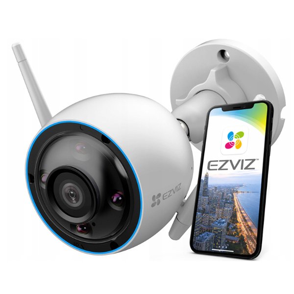 EZVIZ – Caméra IP Wi-Fi Extérieur 3K 5MP – H3 – EZVIZ H3 3K (5MP)