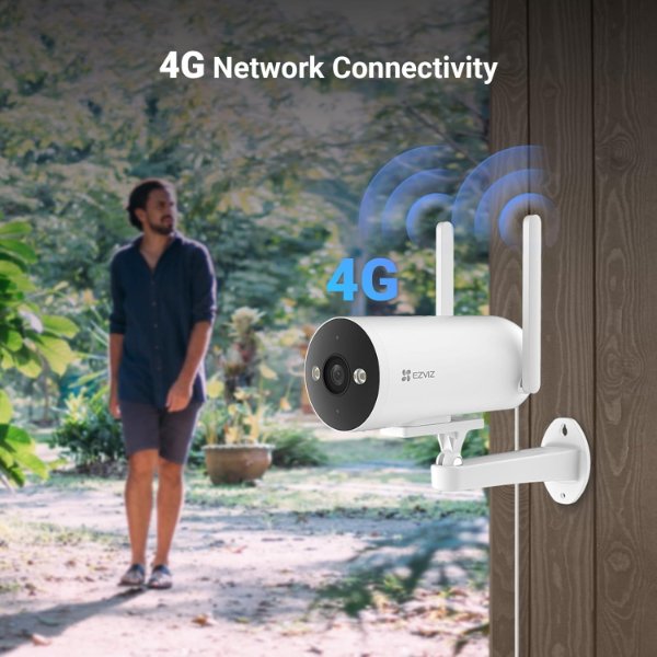 EZVIZ – Caméra 4G extérieur intelligente – H5 – EZVIZ H5 4G 2K (3MP)