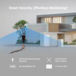 EZVIZ – Caméra IP Wi-Fi d’extérieur panoramique et inclinable 2K+ 4MP Jour/Nuit – CS-H8c – EZVIZ H8c 2K+ (4MP)