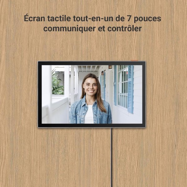 EZVIZ – Vidéophone / Visiophone connecté avec reconnaissance d’empreinte palmaire en 2K – EZVIZ HP7 2K