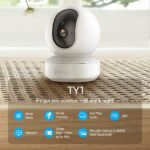 EZVIZ – Caméra IP Wi-Fi intérieur Panoramique | Couvre chaque recoin en résolution 4MP – EZVIZ TY1 (4MP)
