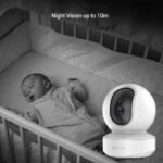 EZVIZ – Caméra IP Wi-Fi intérieur Panoramique | Couvre chaque recoin en résolution 4MP – EZVIZ TY1 (4MP)