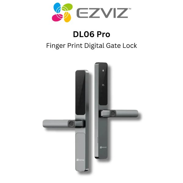 Serrure connectée avec empreinte digitale double face – EZVIZ DL06 Pro