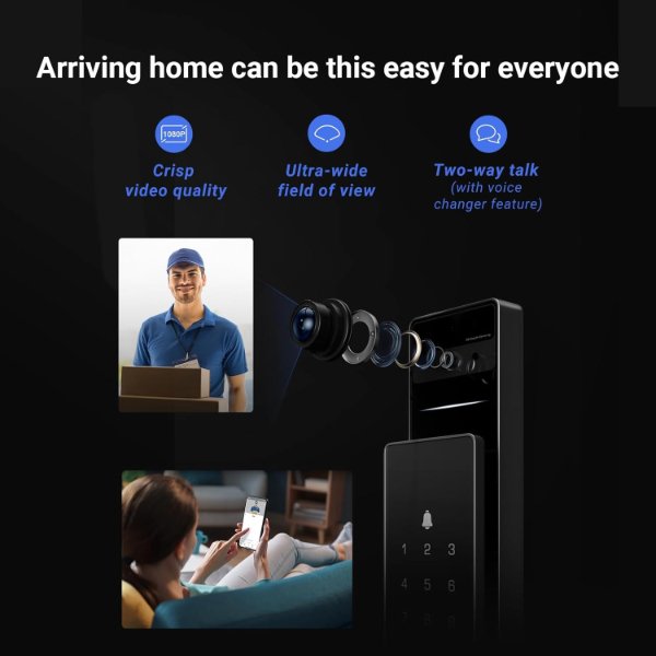 Serrure connectée avec reconnaissance faciale – EZVIZ DL50FVS