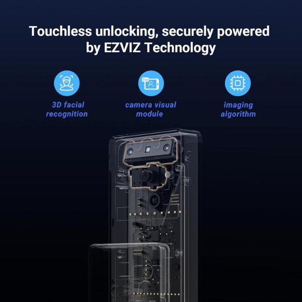 Serrure connectée avec reconnaissance faciale – EZVIZ DL50FVS