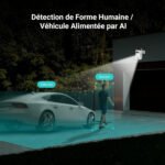 EZVIZ – Caméra IP Wi-Fi extérieur à double objectif panoramique et inclinable Jour/Nuit – EZVIZ H9c Dual 2K (3MP)