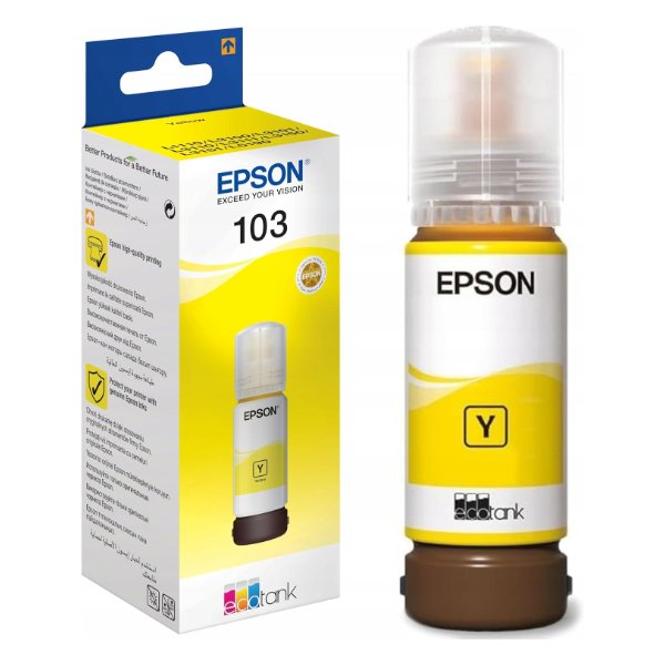 Encre Epson 103 Jaune – 70ml – Epson 103 EcoTank Jaune