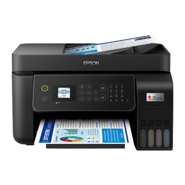 Imprimante Multifonction jet d’encre couleur A4 4-en-1 (Wi-Fi Direct et Ethernet) avec – Epson EcoTank L5290