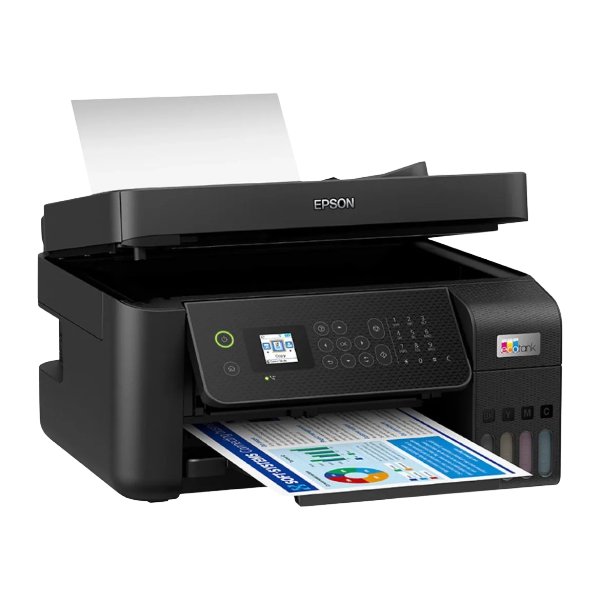 Imprimante Multifonction jet d’encre couleur A4 4-en-1 (Wi-Fi Direct et Ethernet) avec – Epson EcoTank L5290