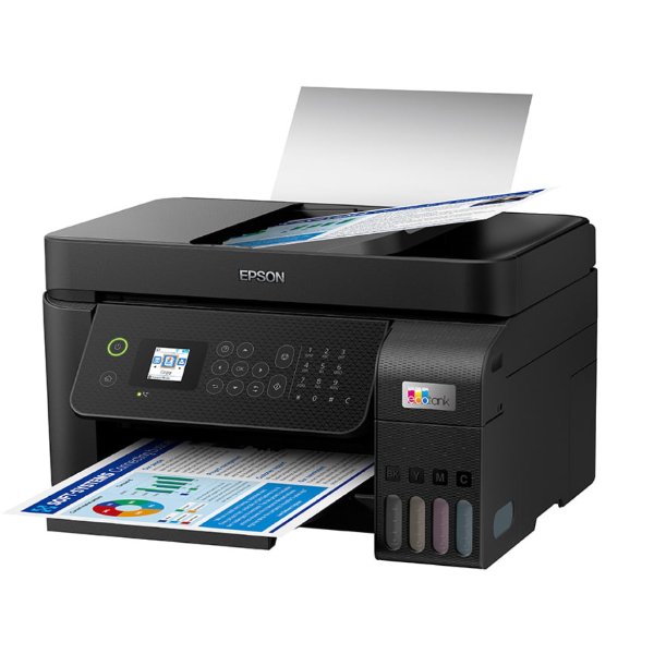 Imprimante Multifonction jet d’encre couleur A4 4-en-1 (Wi-Fi Direct et Ethernet) avec – Epson EcoTank L5290