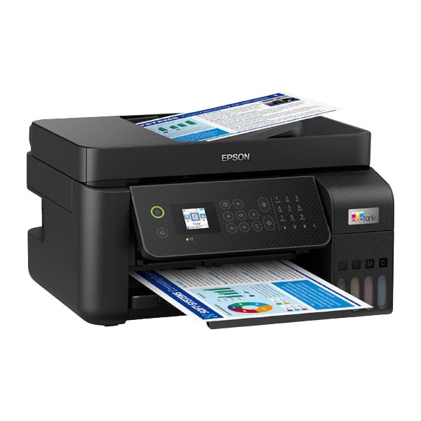 Imprimante Multifonction jet d’encre couleur A4 4-en-1 (Wi-Fi Direct et Ethernet) avec – Epson EcoTank L5290