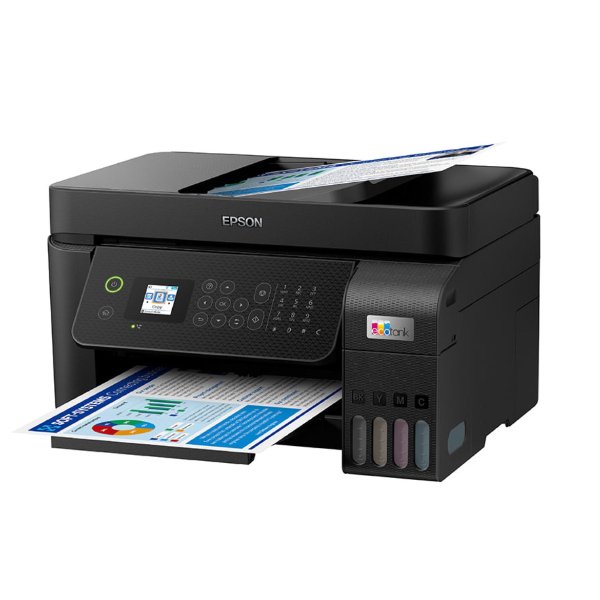 Imprimante Multifonction jet d’encre couleur A4 4-en-1 (Wi-Fi Direct et Ethernet) avec – Epson EcoTank L5290