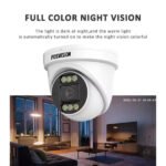 AHD Kit 4 Caméras De Surveillance Analogic 5MP Full Couleur – FOSVISION FS-318/638N50LS-4CH (5MP)