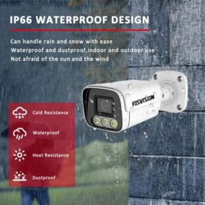 NVR Kit 16 Caméras De Surveillance IP PoE 5MP Full Couleur+Audio – FOSVISION FS-3358/4K58N-PRO-16CH (5MP)