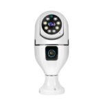 Lampe Caméra WiFi 360° à double objectif 2MP+2MP – Lampe Caméra WiFi FS380L2 (4MP)