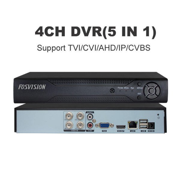 Enregistreur DVR 4CH Analogic 5MP – FOSVISION FS-6004PLUS-4CH (5MP)