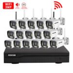 NVR Kit 16 Caméras De Surveillance IP WiFi 3MP Full Couleur+Audio – FOSVISION FS-6099W30LS-16CH (3MP)