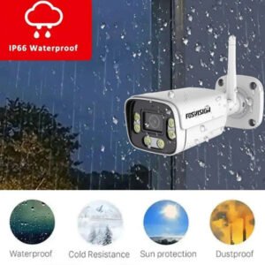 NVR Kit 16 Caméras De Surveillance IP WiFi 3MP Full Couleur+Audio – FOSVISION FS-6099W30LS-16CH (3MP)