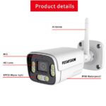 NVR Kit 4 Caméras De Surveillance IP WiFi 3MP Full Couleur+Audio – FOSVISION FS-6099W30LS-4CH (3MP)
