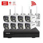 NVR Kit 8 Caméras De Surveillance IP WiFi 3MP Full Couleur+Audio – FOSVISION FS-6099W30LS-8CH (3MP)