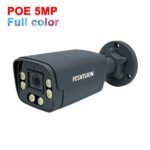 Oeil Caméra Bullet IP PoE Full Couleur+Audio 5MP Extérieure – FOSVISION FS-6K58N-PLS (5MP)