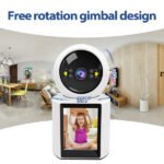 Caméra WiFi Appel vidéo avec Écran LCD de 2,8 pouces – FOSVISION FS-C3K-W-3M (3MP)