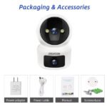 Caméra WiFi à double objectif 2MP+2MP – FOSVISION FS-P6S-W-4M (4MP)