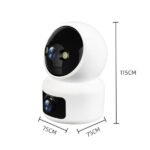 Caméra WiFi à double objectif 2MP+2MP – FOSVISION FS-P6S-W-4M (4MP)