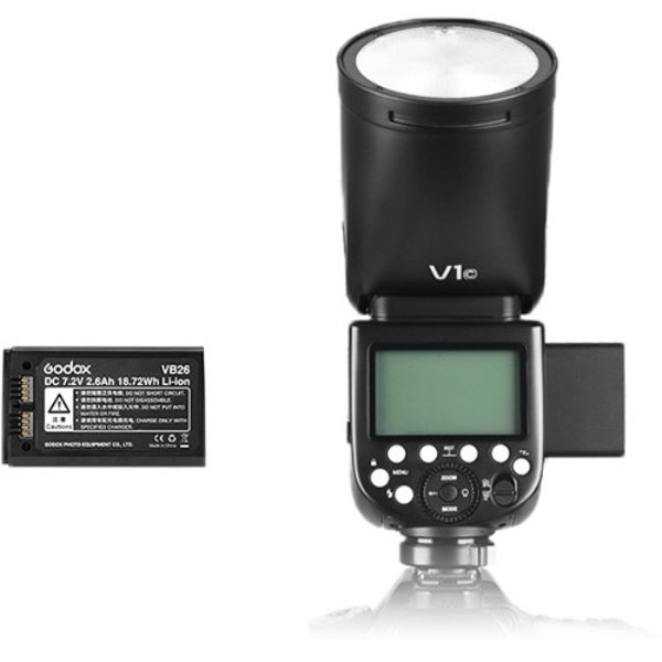 Flash Camera Professionnel avec Tête Ronde et Performance TTL Avancée (Disponible en – Godox V1