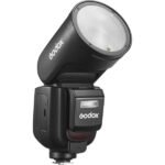 Flash Camera Professionnel avec Tête Ronde et Performance TTL Avancée (Disponible en – Godox V1 Pro