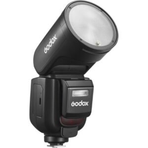 Flash Camera Professionnel avec Tête Ronde et Performance TTL Avancée (Disponible en – Godox V1 Pro