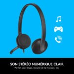 Casque Ordinateur USB Filaire Logitech H340 – Logitech USB Headset H340