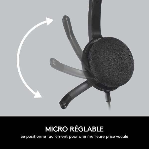Casque Ordinateur USB Filaire Logitech H340 – Logitech USB Headset H340