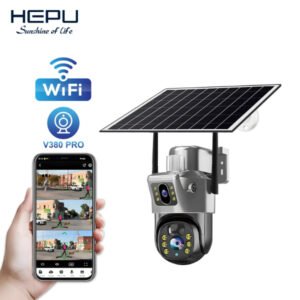PTZ Caméra solaire 4G à double objectif – HEPU HP-CM04