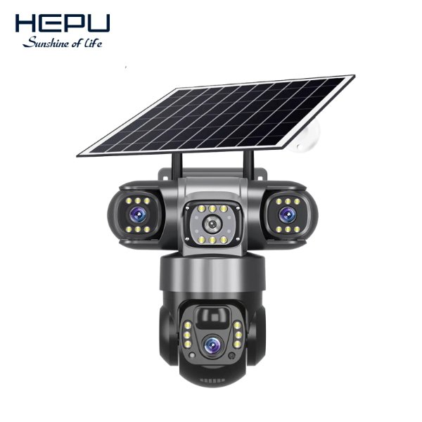 PTZ Caméra solaire 4G à 3 objectif – HEPU HP-CM05