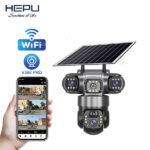 PTZ Caméra solaire 4G à 3 objectif – HEPU HP-CM05