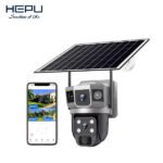 PTZ Caméra solaire 4G à double objectif – HEPU HP-CM07