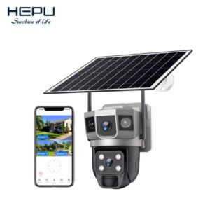 PTZ Caméra solaire 4G à double objectif – HEPU HP-CM07