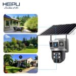 PTZ Caméra solaire 4G à double objectif – HEPU HP-CM07