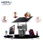 PTZ Caméra solaire 4G à double objectif – HEPU HP-CM07