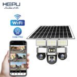 PTZ Caméra solaire WiFi à 3 objectif – HEPU HP-CM08