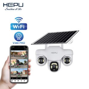 PTZ Caméra solaire 4G à 3 objectif – HEPU HP-CM10