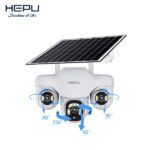 PTZ Caméra solaire 4G à 3 objectif – HEPU HP-CM10