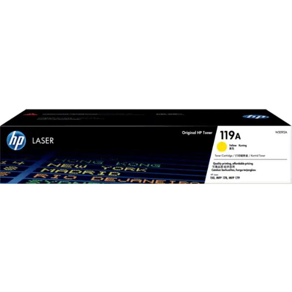 Toner HP 119A Jaune (700 pages à 5%) – HP 119A (W2092A) – Jaune (Copy)