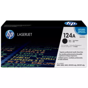 Toner HP 124A Noir (2000 pages à 5%) – HP 124A (Q6000A) – Noir (Copy)