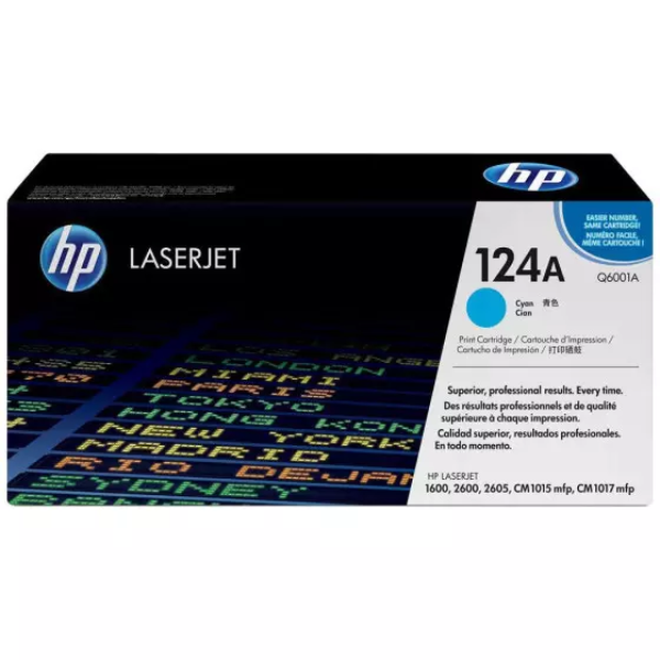 Toner HP 124A Cyan (2000 pages à 5%) – HP 124A (Q6001A) – Cyan (Copy)