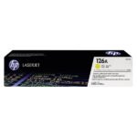 Toner HP 126A Jaune (1000 pages à 5%) – HP 126A (CE312A) – Jaune (Original)