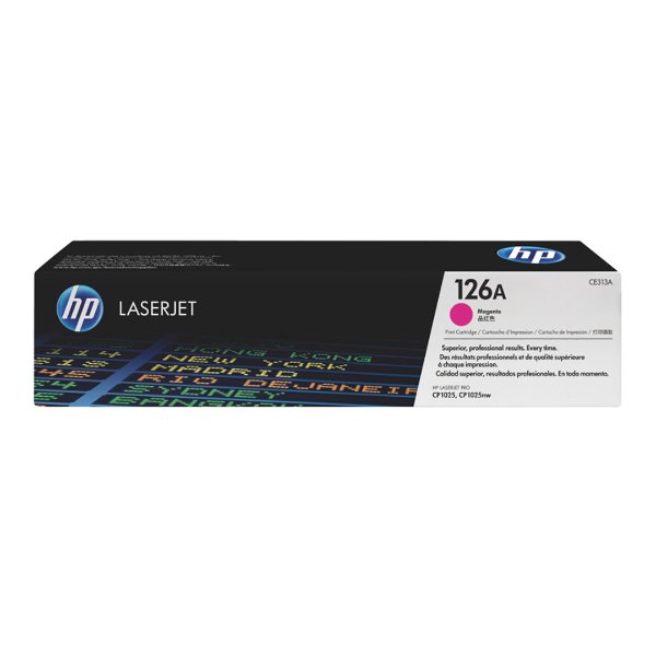 Toner HP 126A Magenta (1000 pages à 5%) – HP 126A (CE313A) – Magenta (Original)