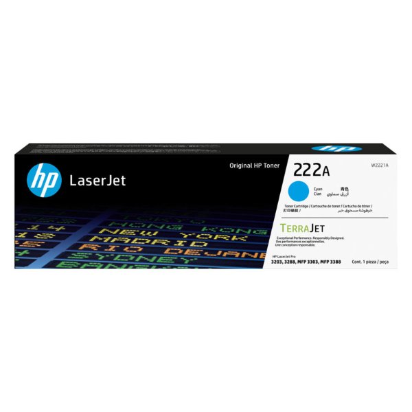 Toner HP 222A Cyan (1200 pages à 5%) – HP 222A (W2221A) – Cyan (Copy)