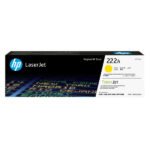 Toner HP 222A Jaune (1200 pages à 5%) – HP 222A (W2222A) – Jaune (Original)